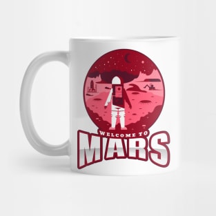 Astronaut on mars - space astronaut mars Mug